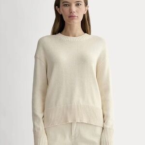Everlane Boxy Cream Sweater